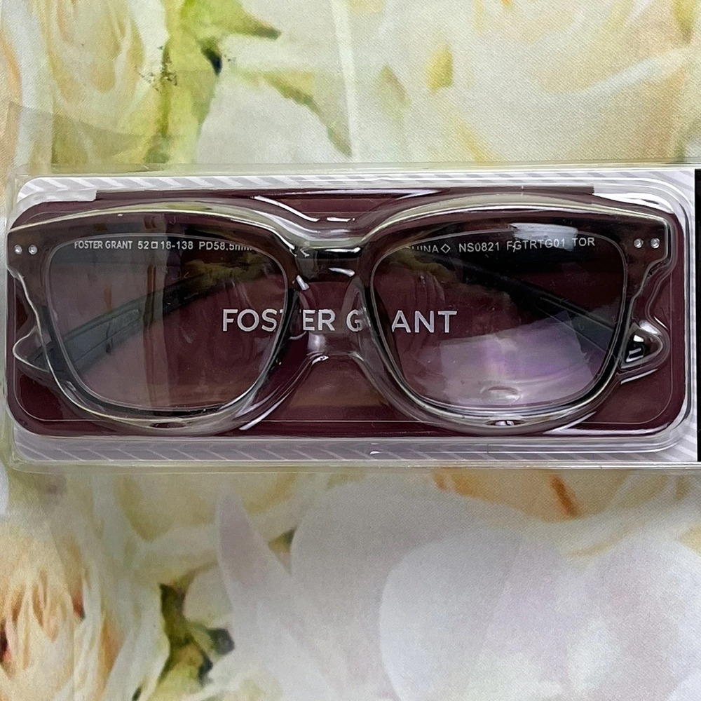 Foster Grant Reading Glasses TO GO Ultra Slim Protective Case FGTRTG01 +1.50 NEW